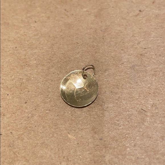 Gold Volleyball Charm / Pendant - Picture 2 of 3